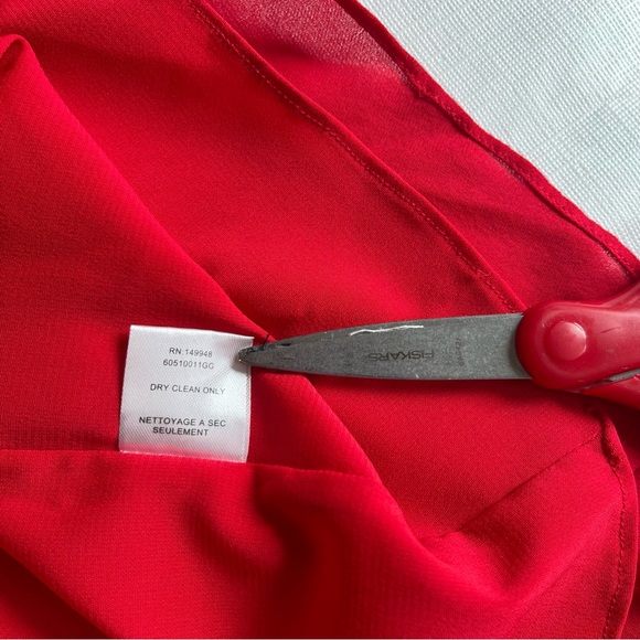 Haute Hippie Criss Cross Strapy BackThe Exit Strategy Silk Mini Dress (Y1) - Picture 14 of 15